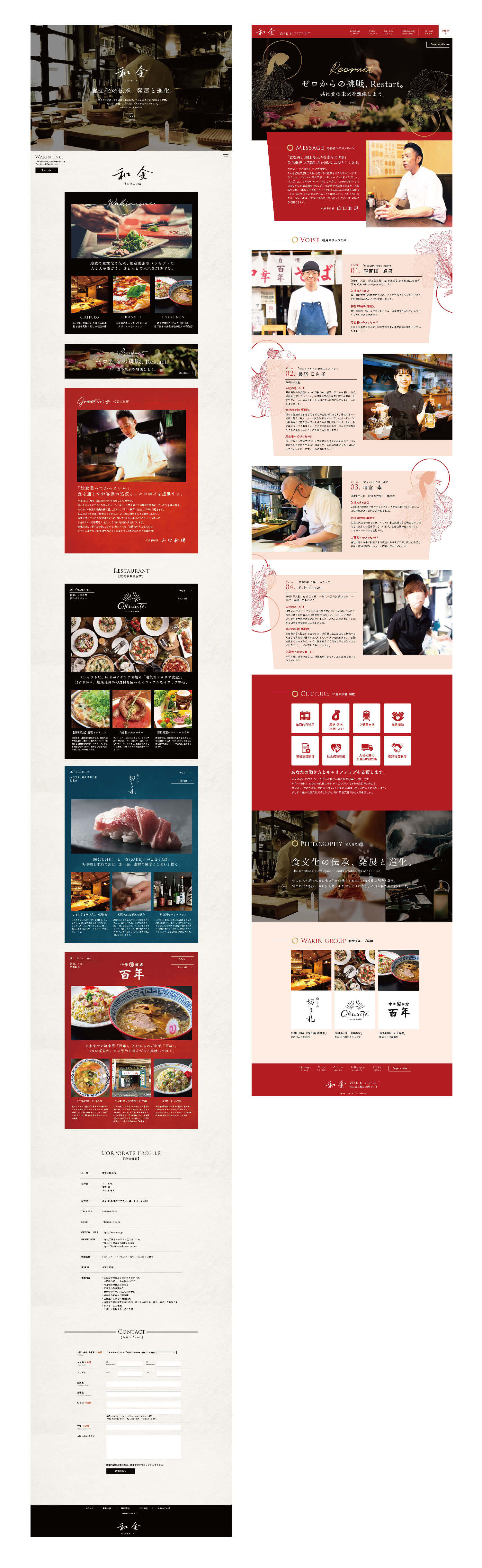 WORKS コーポレート | リクルートWEBサイトデザイン制作