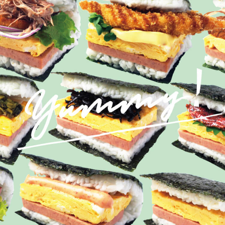 ポークたまごおにぎりYAMAYA | ブランディングデザイン